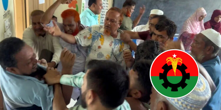 বিএনপি নেতার বিরুদ্ধে স্বেচ্ছাসেবক দলের নেতাকে মারধরের অভিযোগ