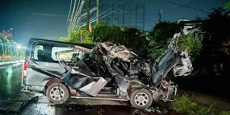 বিয়ের অনুষ্ঠান শেষে ফেরার পথে সড়ক দুর্ঘটনায় নিহত ৪, আহত ৭