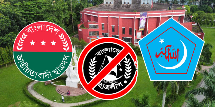 বাকৃবিতে নিষিদ্ধ ছাত্রলীগের কমিটি, প্রতিহতের ঘোষণা ছাত্রদল-শিবিরের