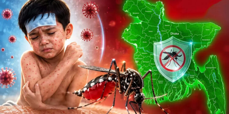 গত ২৪ ঘন্টায় হামের উপসর্গে আরও ৮ জন মারা গেছে, ডেঙ্গুতে মৃত্যু ৭
