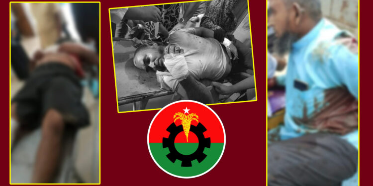 সিরাজগঞ্জে লংমার্চে আসা জামায়াত নেতাদের ওপর বিএনপির হামলা, গুরুতর আহত ২