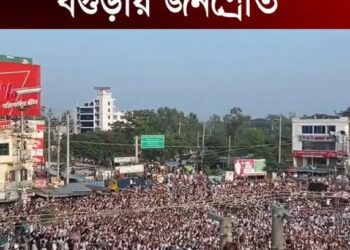 ১১ দলীয় লং মার্চ, বগুড়ার জনস্রোত