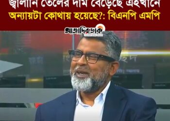 ❝জ্বালানি তেলের দাম বেড়েছে এইখানে অন্যায়টা কোথায় হয়েছে?  আমি তো কোনো অন্যায় দেখছি না।❞