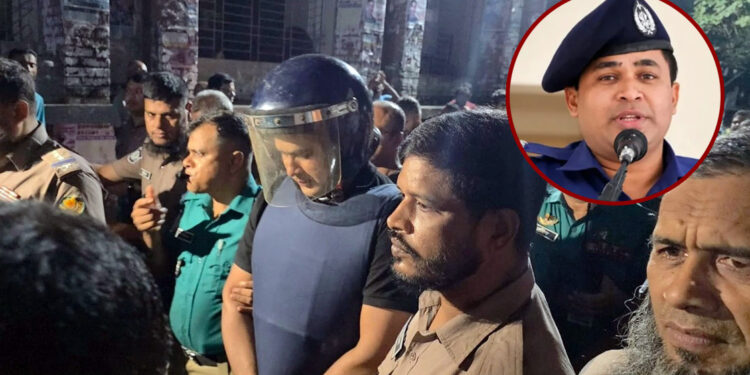 রাষ্ট্রদ্রোহ মামলায় ৫ দিনের রিমান্ডে ক্যান্টনমেন্ট থানার সাবেক ওসি