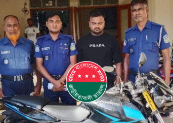জানাজা থেকে যুবদল নেতার মটরসাইকেল চুরি, গ্রেপ্তার সাবেক ছাত্রদল নেতা