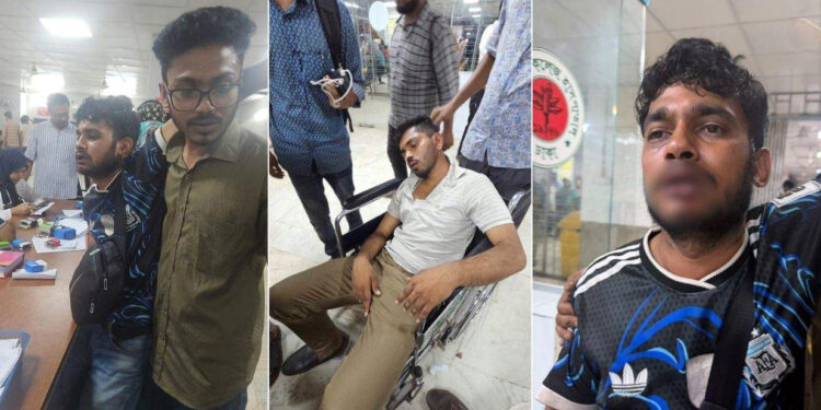 পুলিশের মাদকবিরোধী অভিযানে সাংবাদিকদের ওপর হামলা, অভিযোগ ঢাবি ছাত্রদের বিরুদ্ধে