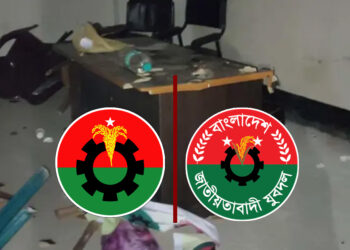 কুমিল্লায় বিএনপি কার্যালয়ে যুবদলের হামলা-ভাঙচুর