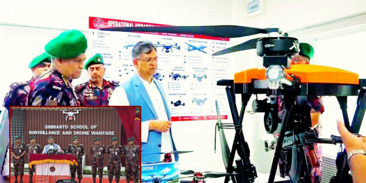 সীমান্ত নিরাপত্তায় প্রযুক্তির বিপ্লব: বিজিবির নিজস্ব প্রযুক্তিতে তৈরি হলো ‘গান ড্রোন’
