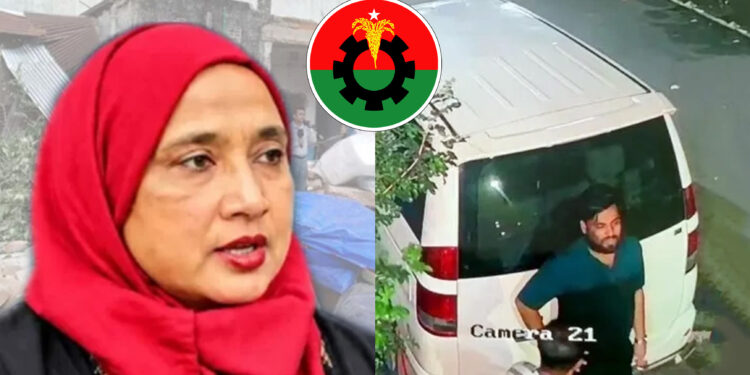 মাইক্রোবাসে বসে রাড্ডায় হামলা-লুটের নির্দেশ দেন সাবেক বিএনপির এমপি মিষ্টি