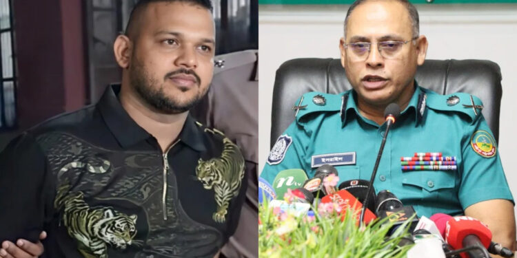 প্রিজন ভ্যান থেকে নামিয়ে ‘পিচ্চি রাজাকে’ বোনের প্রাইভেটকারে তুলে দেয় পুলিশ