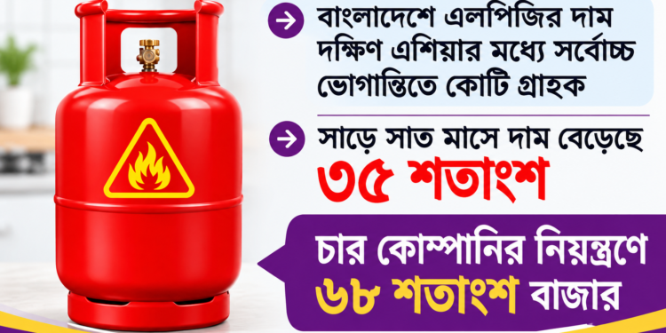 এলপিজি সিন্ডিকেটের কাছে অসহায় সরকার