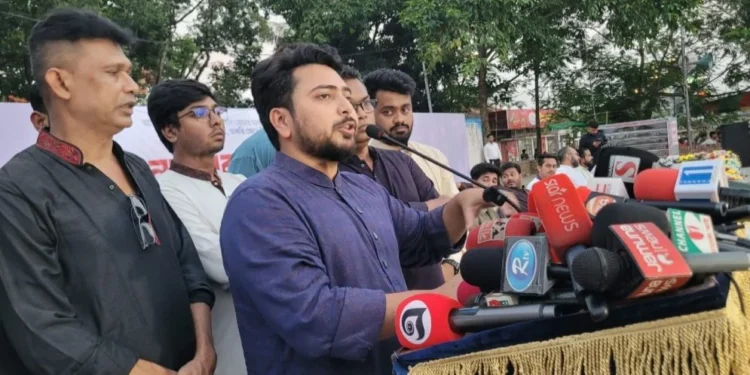 ড. ইউনূসের হেনস্তার দায় পররাষ্ট্রমন্ত্রীকে নিতে হবে: নাহিদ ইসলাম