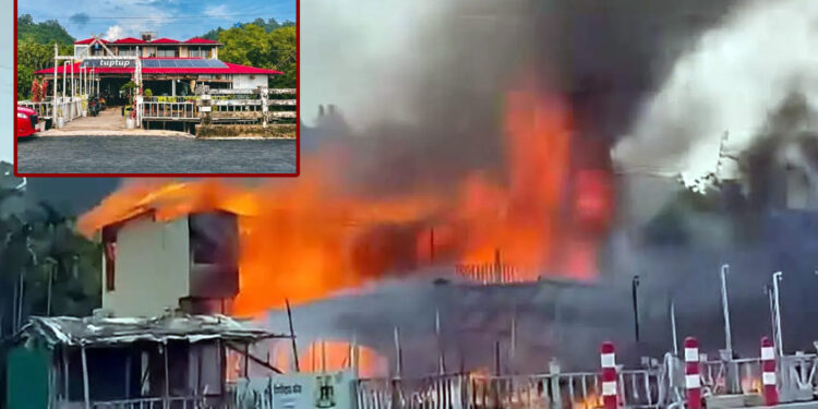 কক্সবাজারের ইনানীতে রিসোর্টে আগুন, ৫ জনের মৃত্যু