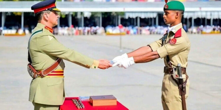 পাকিস্তান মিলিটারি একাডেমিতে ক্যাডেট রিয়াদের ‘গোল্ড মেডেল’ জয়