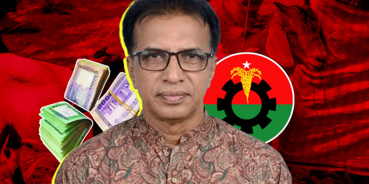 পদ পাইয়ে দেওয়ার কথা বলে ১ লাখ টাকা ও ৩ খাসি নেন বিএনপি নেতা