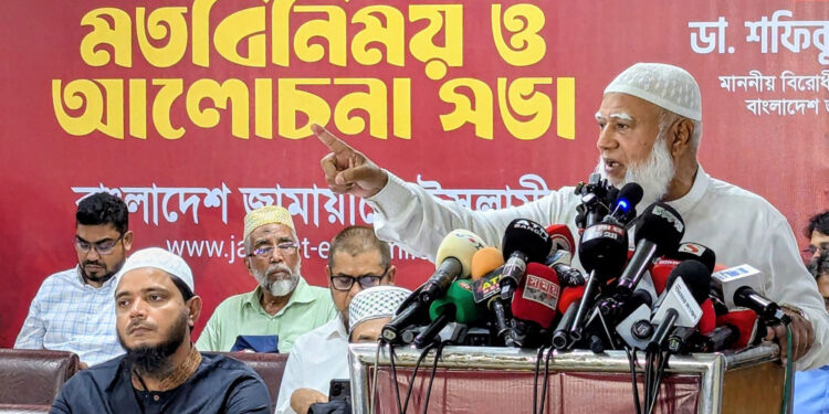 ২০০৬ সালের ২৮ অক্টোবর দেশ আনুষ্ঠানিকভাবে ফ্যাসিবাদে প্রবেশ করেছিল: জামায়াত আমির