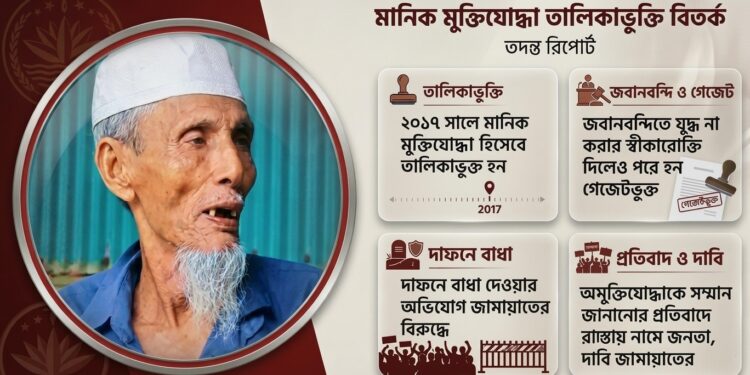 বিতর্কিত মুক্তিযোদ্ধা মানিক পশারীর দাফন নিয়ে আসলে কী ঘটেছিল