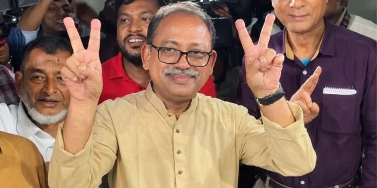 ব্যাপক জালিয়াতি ও কারচুপির অভিযোগের উপনির্বাচনে জয়ী মির্জা ফখরুলের ভাই ফয়সাল আমীন