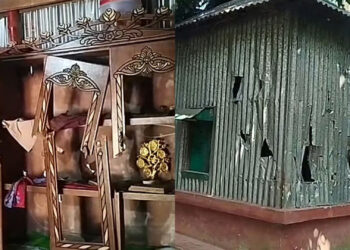 সুনামগঞ্জে যুদ্ধাপরাধের মামলার সাক্ষীর বাড়ি-দোকানে হামলা-ভাঙচুরের অভিযোগ